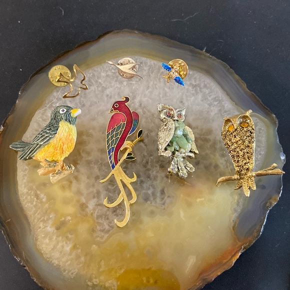 Bird pins or brooch all or choice or all for $40 Guc - Picture 1 of 8
